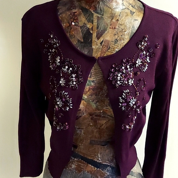 Beaded Bolero/ Shrug - Picture 3 of 6